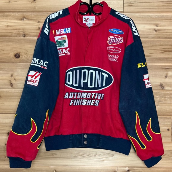 Vintage NASCAR Dupont Racer Jacket - Picture 1 of 4